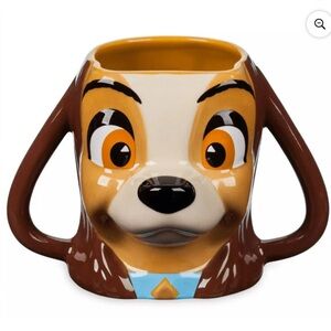 Disney Parks Lady Sculpted Coffee Mug; Lady and the Tramp New With Tag